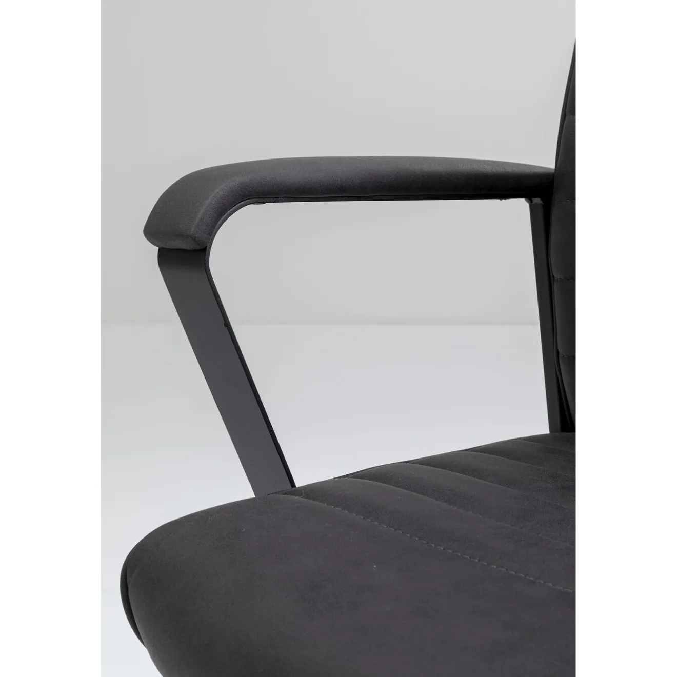 KARE Design Chaise De Bureau|Chaise De Bureau Labora Noir Haut Dossier