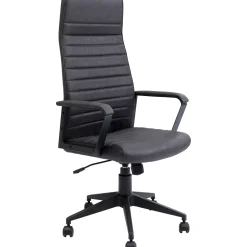 KARE Design Chaise De Bureau|Chaise De Bureau Labora Noir Haut Dossier