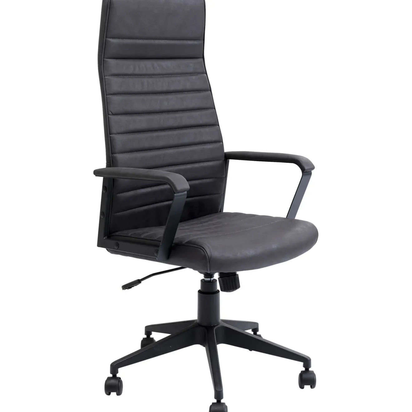 KARE Design Chaise De Bureau|Chaise De Bureau Labora Noir Haut Dossier