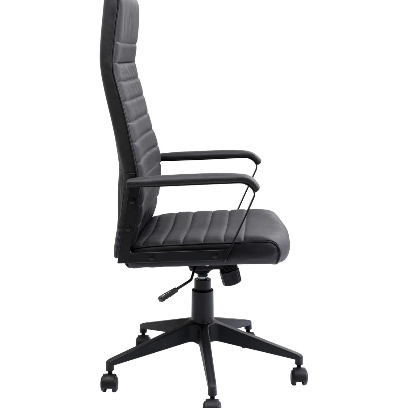 KARE Design Chaise De Bureau|Chaise De Bureau Labora Noir Haut Dossier