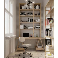 KARE Design Chaise De Bureau|Chaise De Bureau Pivotante Dottore Gris