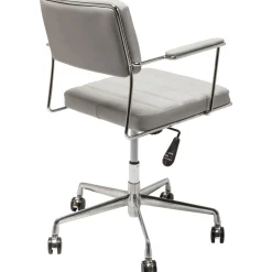 KARE Design Chaise De Bureau|Chaise De Bureau Pivotante Dottore Gris