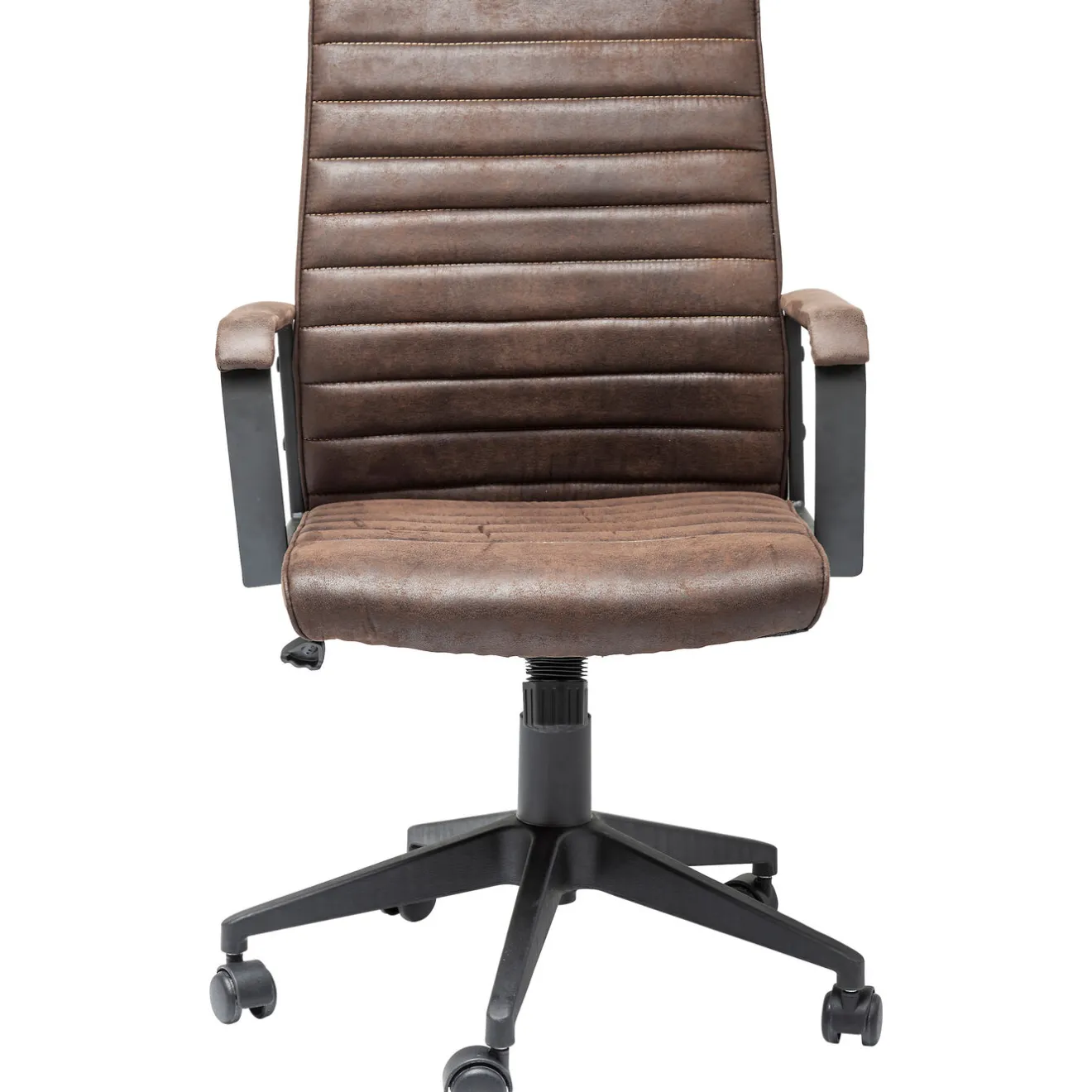 KARE Design Chaise De Bureau|Chaise De Bureau Pivotante Labora Marron