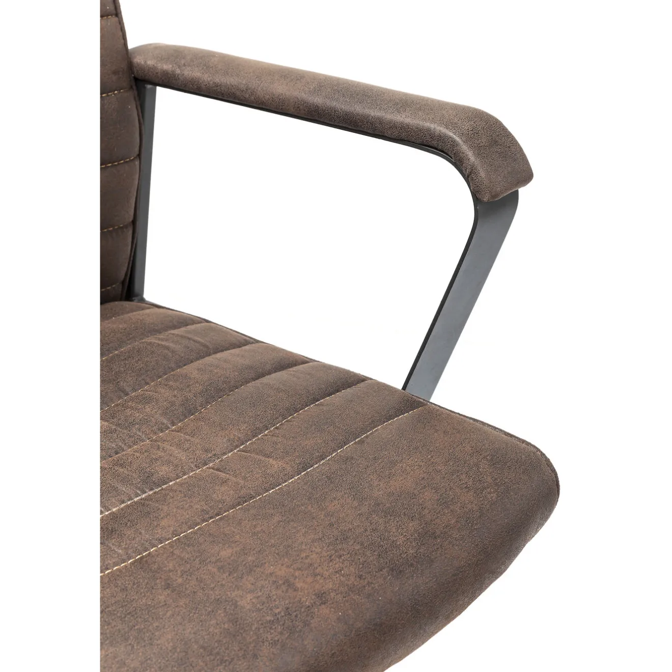 KARE Design Chaise De Bureau|Chaise De Bureau Pivotante Labora Marron