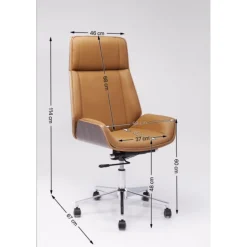 KARE Design Chaise De Bureau|Chaise De Bureau Pivotante High Bossy