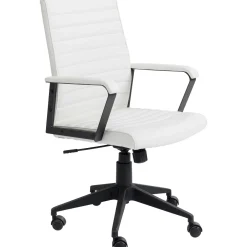 KARE Design Chaise De Bureau|Chaise De Bureau Pivotante Labora Blanc
