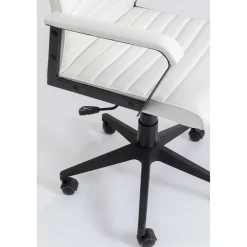 KARE Design Chaise De Bureau|Chaise De Bureau Pivotante Labora Blanc