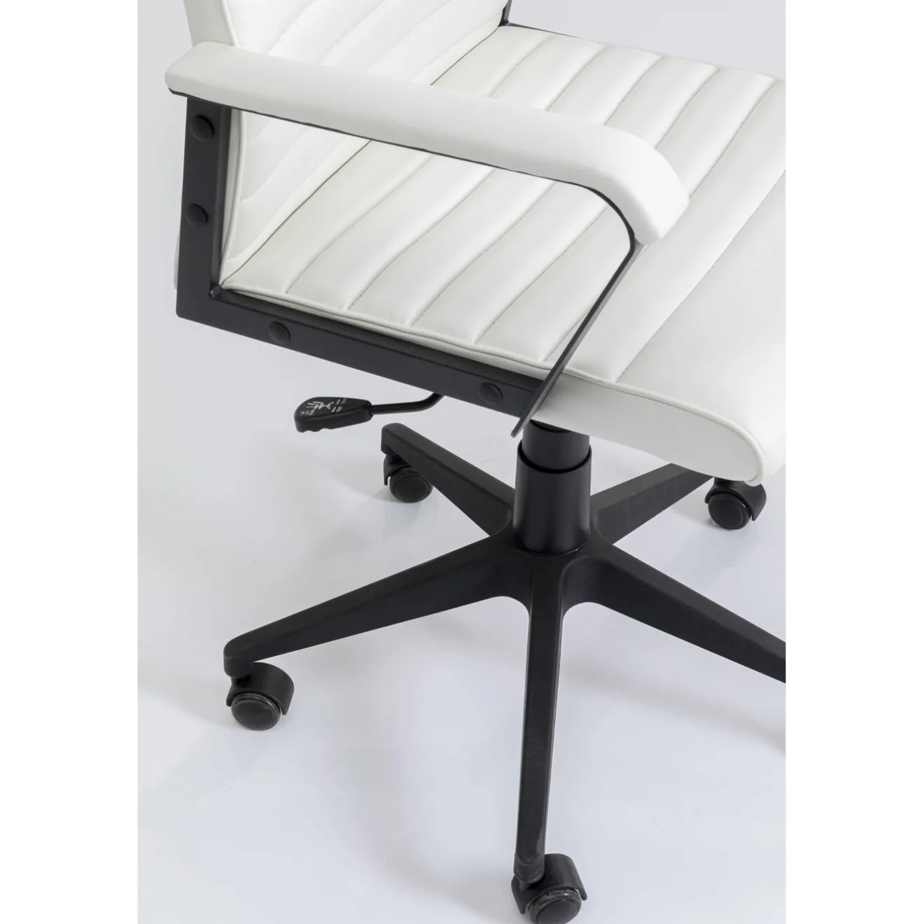 KARE Design Chaise De Bureau|Chaise De Bureau Pivotante Labora Blanc
