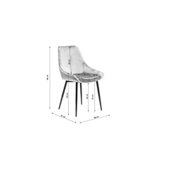 KARE Design Chaises|Chaise East Side Gris