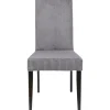 KARE Design Chaises|Chaise Econo Velours Cotele Gris