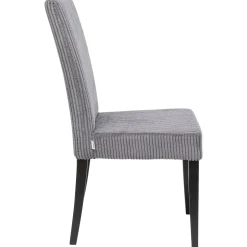 KARE Design Chaises|Chaise Econo Velours Cotele Gris