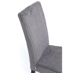 KARE Design Chaises|Chaise Econo Velours Cotele Gris