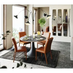 KARE Design Chaises|Chaise Freddy Marron