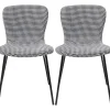 KARE Design Chaises|Chaise Gerda Noir Et Blanc (2/Set)