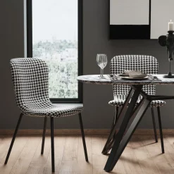 KARE Design Chaises|Chaise Gerda Noir Et Blanc (2/Set)