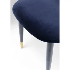 KARE Design Chaises|Chaise Iris Velours Bleu (2/Set)