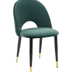 KARE Design Chaises|Chaise Iris Velours Vert
