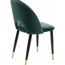 KARE Design Chaises|Chaise Iris Velours Vert