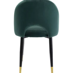 KARE Design Chaises|Chaise Iris Velours Vert