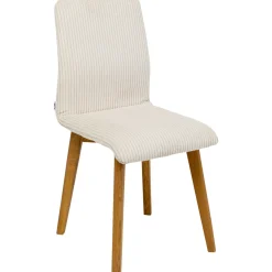 KARE Design Chaises|Chaise Lara Velours Cotele Creme