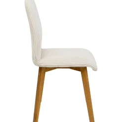 KARE Design Chaises|Chaise Lara Velours Cotele Creme