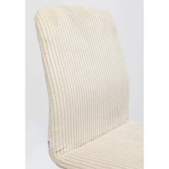 KARE Design Chaises|Chaise Lara Velours Cotele Creme