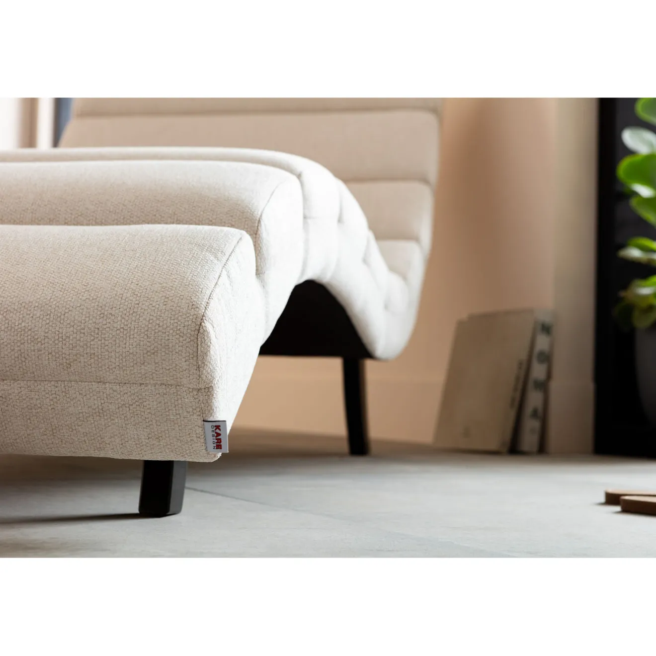 KARE Design Chaises Longues|Chaise Longue Balou Creme 190Cm