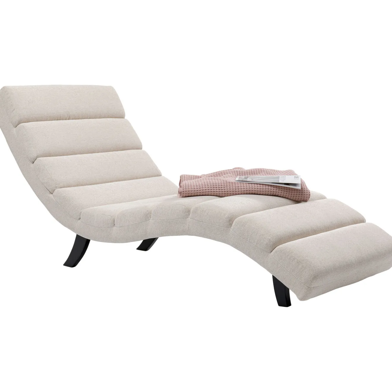 KARE Design Chaises Longues|Chaise Longue Balou Creme 190Cm