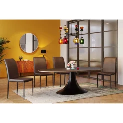 KARE Design Chaises|Chaise Milano Marron