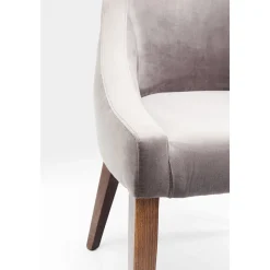 KARE Design Chaises|Chaise Mode Velvet Gris