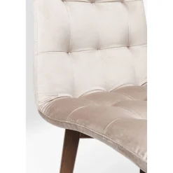 KARE Design Chaises|Chaise Moritz Velours Gris