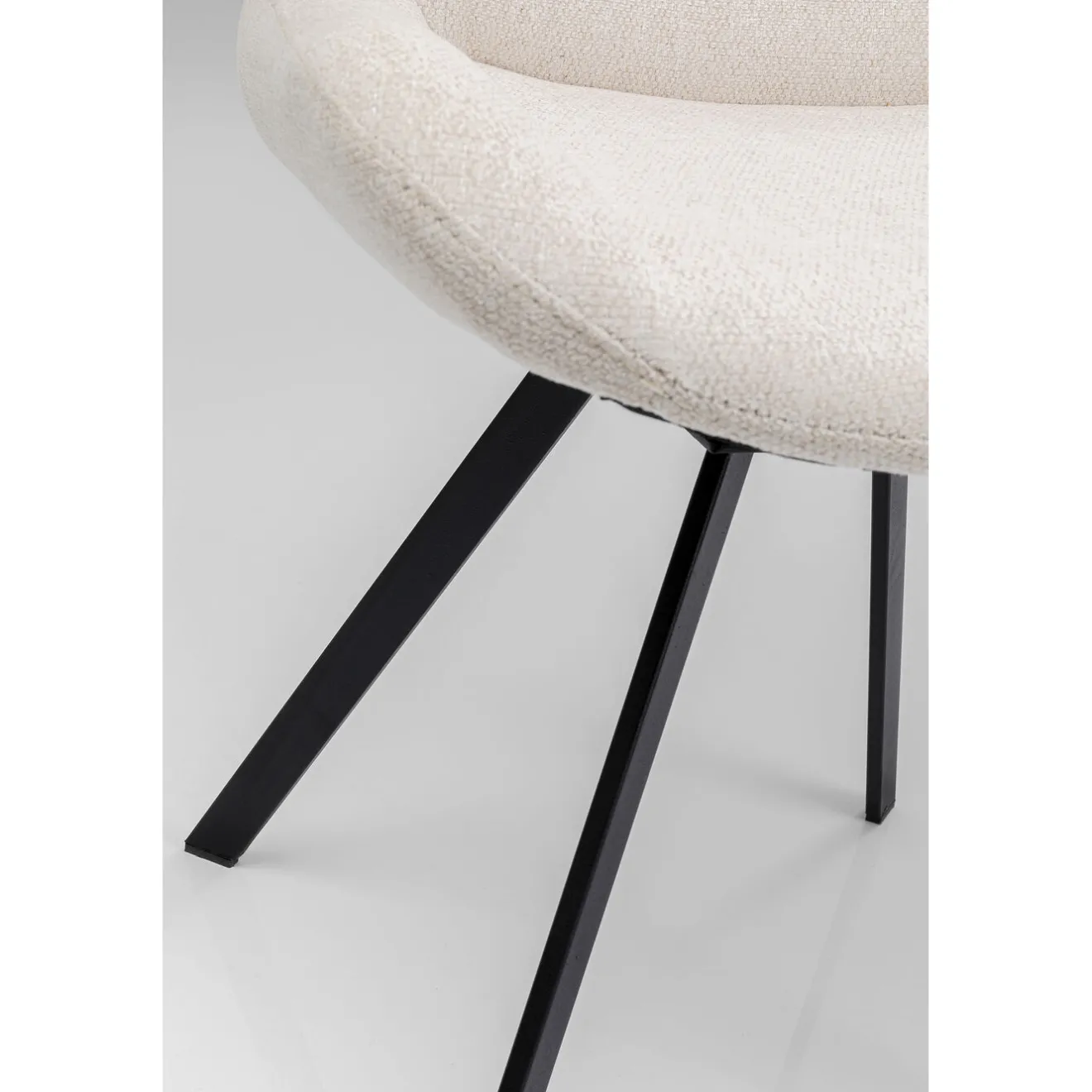 KARE Design Chaises Pivotantes|Chaise Pivotante Blade Creme