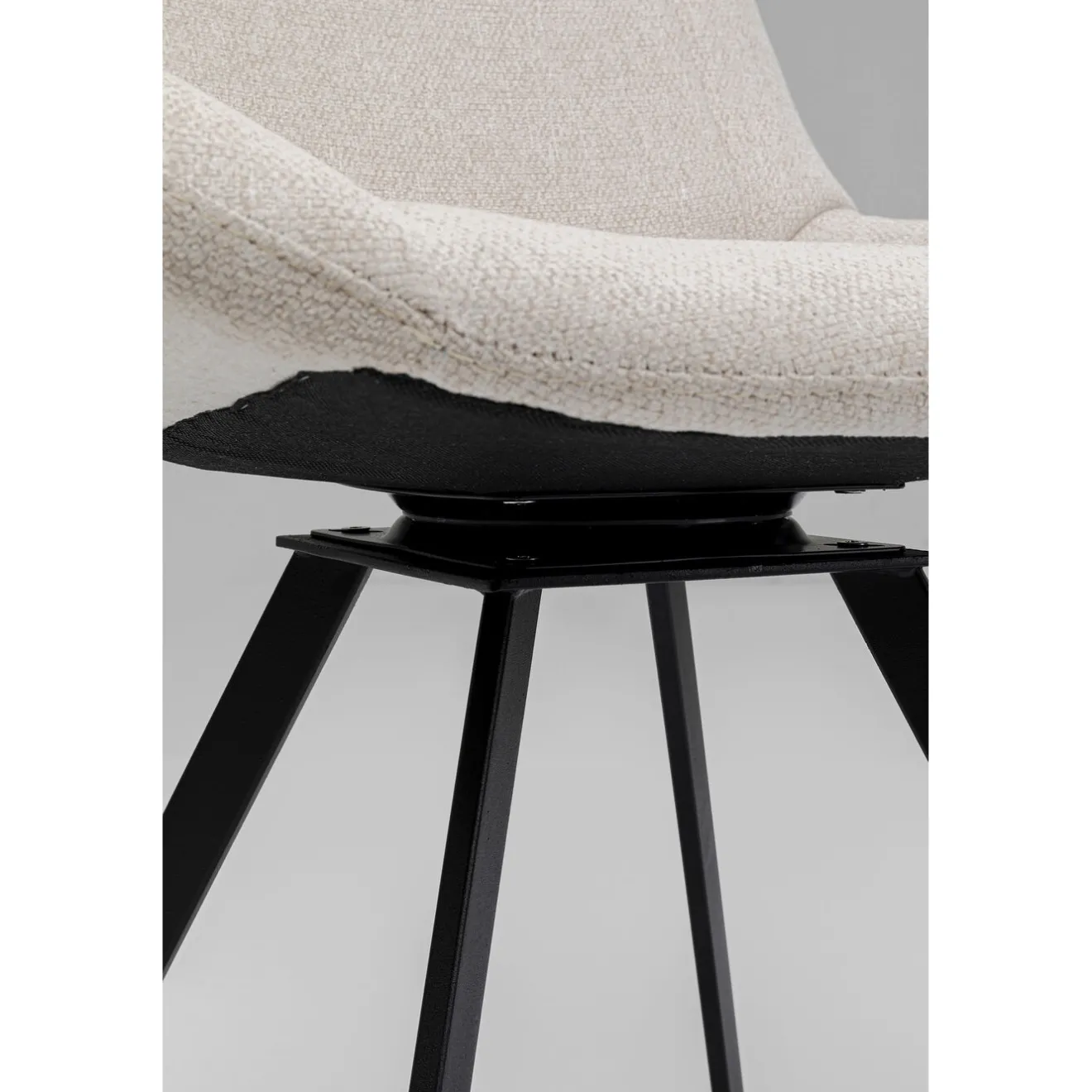KARE Design Chaises Pivotantes|Chaise Pivotante Blade Creme