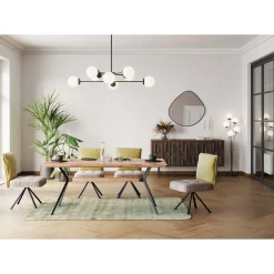 KARE Design Chaises Pivotantes|Chaise Pivotante Chelsea Vert