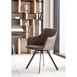 KARE Design Chaises Pivotantes|Chaise Pivotante Coco Anthracite