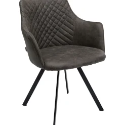 KARE Design Chaises Pivotantes|Chaise Pivotante Coco Anthracite