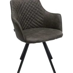 KARE Design Chaises Pivotantes|Chaise Pivotante Coco Anthracite
