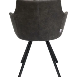 KARE Design Chaises Pivotantes|Chaise Pivotante Coco Anthracite