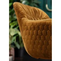 KARE Design Chaises Pivotantes|Chaise Pivotante Colmar Jaune