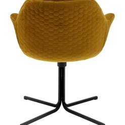 KARE Design Chaises Pivotantes|Chaise Pivotante Colmar Jaune