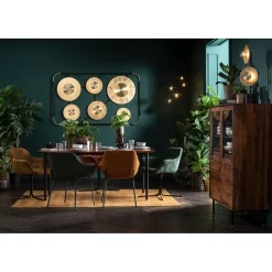 KARE Design Chaises Pivotantes|Chaise Pivotante Colmar Rouge