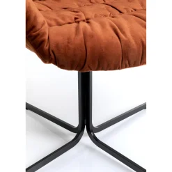 KARE Design Chaises Pivotantes|Chaise Pivotante Colmar Rouge