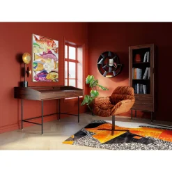 KARE Design Chaises Pivotantes|Chaise Pivotante Colmar Rouge