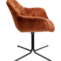 KARE Design Chaises Pivotantes|Chaise Pivotante Colmar Rouge