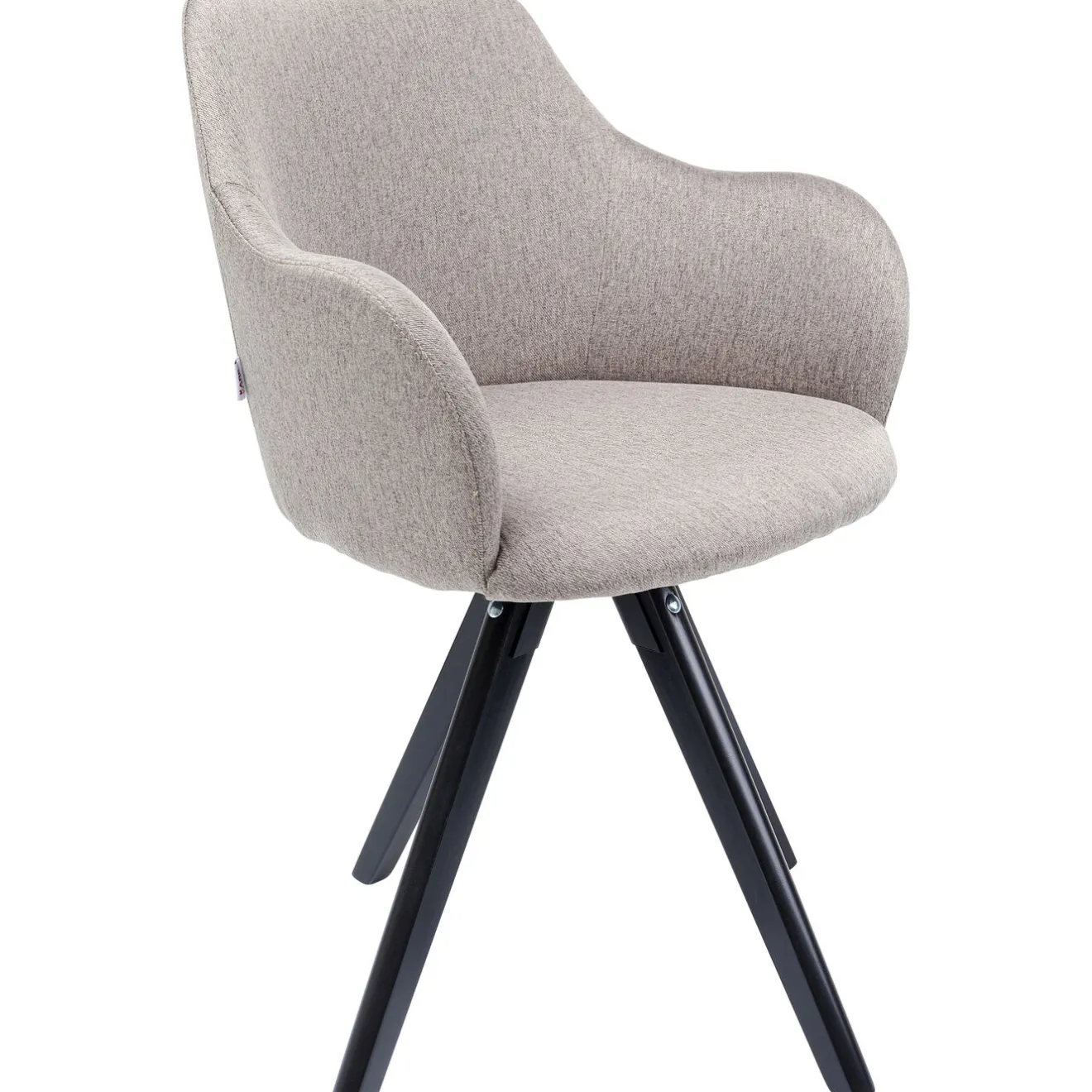 KARE Design Chaises Pivotantes|Chaise Pivotante Lady Loco Taupe