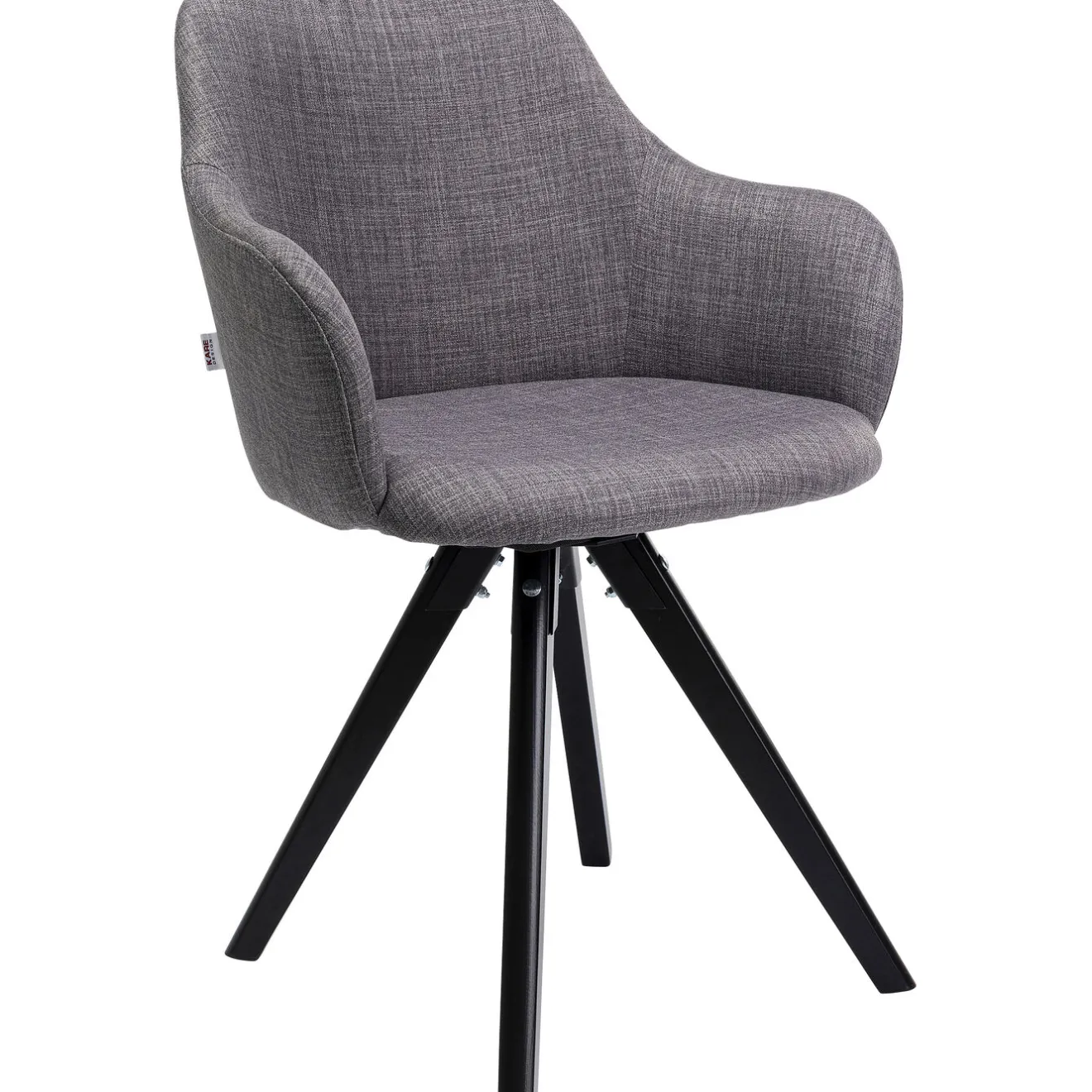 KARE Design Chaises Pivotantes|Chaise Pivotante Madame Gris