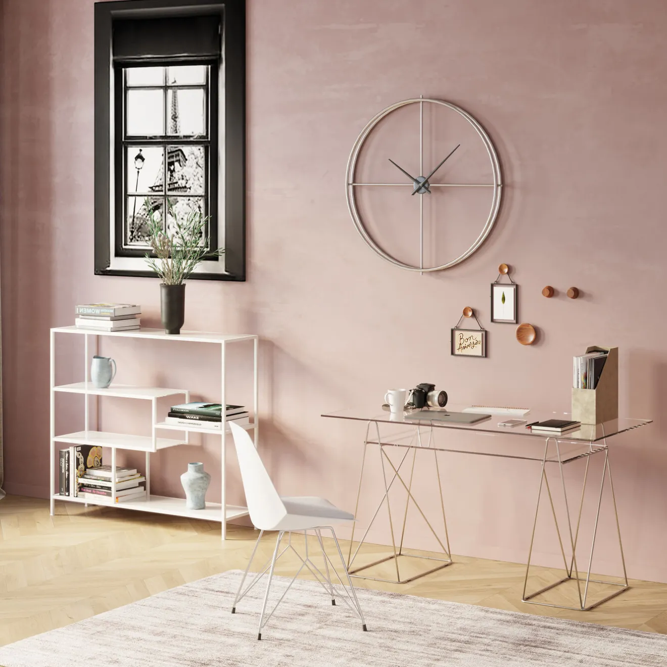 KARE Design Chaises|Chaise Wire Blanc