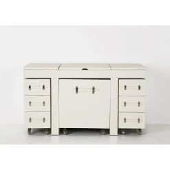 KARE Design Coiffeuses|Coiffeuse Diva Croco Blanche (4 Pcs)