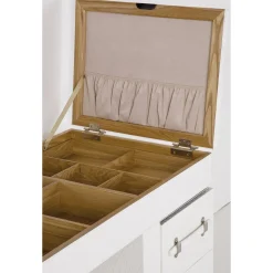 KARE Design Coiffeuses|Coiffeuse Diva Croco Blanche (4 Pcs)