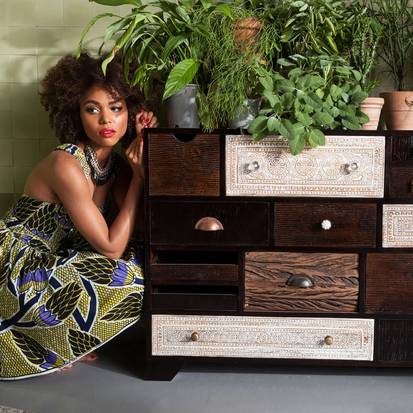 KARE Design Commodes|Commode Finca 14 Tiroirs